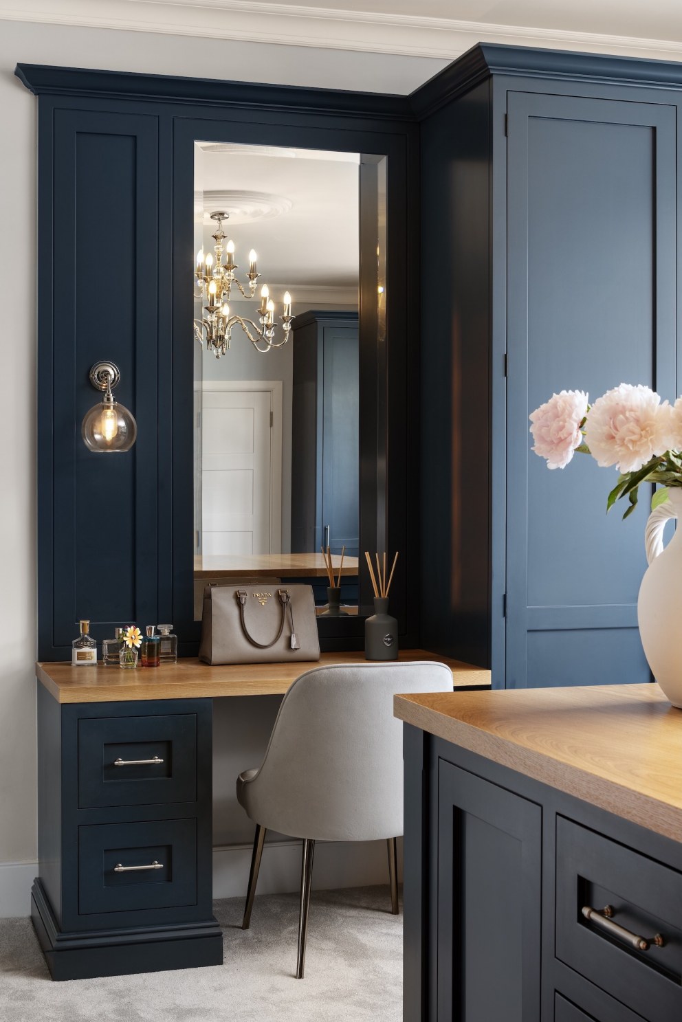 Epping Forest family home | Master dressing room | Interior Designers